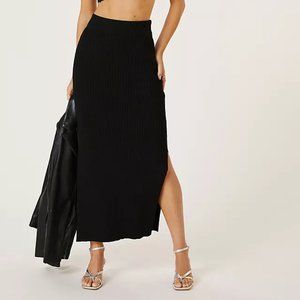 ANTHROPOLOGIE | Knit Side-Slit Skirt | NWT